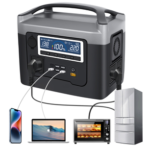 Station d'alimentation portable multi-modèles avec batterie LiFePO4 600W, Power Bank AC - Product Image 1