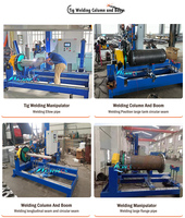 Manipulateur de soudage de réservoirs CNC automatique à couture circulaire/longitudinale, longueur 1000 mm, capacité de charge 300 kg, avec torche TIG simple