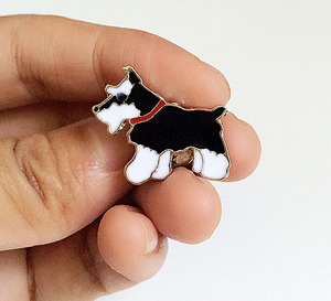 Karikatür köpek koleksiyonu broş Corgi Bulldog Pet yaka ceket kazak rozet amblem köpek Pin ile pişirme - Product Image 6