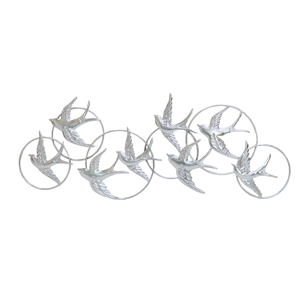 Décoration murale <span class=keywords><strong>hirondelle</strong></span> de luxe moderne pour le salon Décorations pour la maison en gros Matériau métallique - Product Image 2