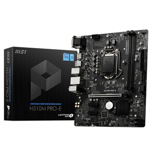 เมนบอร์ด MSI <span class=keywords><strong>H510M</strong></span> <span class=keywords><strong>PRO</strong></span>-E Gaming รองรับซ็อกเก็ต LGA 1200 รองรับ 1R 2666/ 2933/ 3200 MHz สำหรับซีพียู Intel เจนเนอเรชั่น 11 - Product Image 1