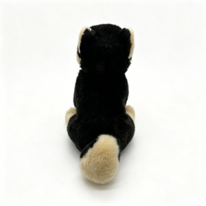 Peluche réaliste de Shiba Inu noir, jouet en peluche de chiot Shiba japonais ultra-réaliste, vente en gros de peluches de chiens personnalisées OEM ODM - Product Image 6