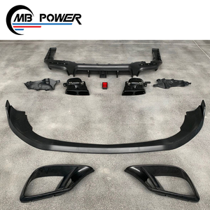 Diffuseur d'échappement avant/arrière pour voiture, accessoire extérieur, carrosserie pour bmw classe S W222, <span class=keywords><strong>S63</strong></span>, S65, B700, matériau - Product Image 2