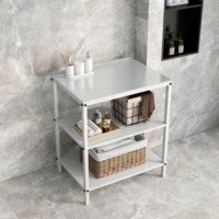 Armoire d'évier utilitaire minimaliste moderne Homniture pour cuisine, buanderie et usage commercial