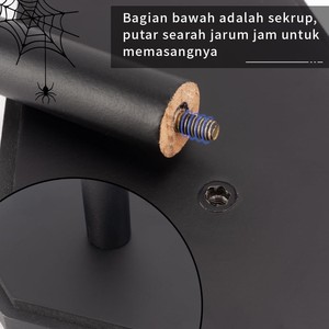 Bat Shape Wooden <b>Tissue</b> Holder <b>Black</b> Free Standing Halloween Decoration Desktop Accessory - Product Image 5