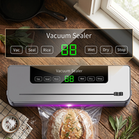 Scelleuse sous vide manuelle sensible au toucher pour la conservation des aliments domestiques, capacité 500-1000 ml, à brancher