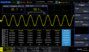 Hantek-Oszilloskop DPO7104E 4-Kanal 100MHz Wellenform generator <span class=keywords><strong>16</strong></span>-Kanal-Logikanalysator 10,1-Zoll-Bildschirm 2G-Speichertiefe - Product Image 6