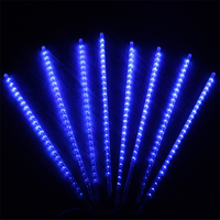 Meteor Shower LED Seven-color Flash String Lamp Full of Stars Outdoor Waterproof Bright Decorative Tree String Light