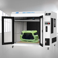 MD-1000 Pro Большой размер Профессиональный 1000*1000 мм прототипирование 3d принтеры из углеродного волокна автомобильный бампер 3d принтер для автомобильных запчастей