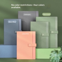 Carnet de notes professionnel de luxe personnalisable A5, couleur Morandi, agenda de bureau, papier sérigraphié, PU A4 A6 B5, impression de logo
