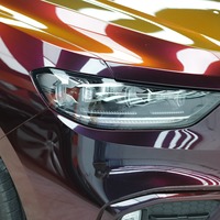 Film de protection de peinture (PPF) en TPU auto-réparant anti-rayures, couleur Aurora Black Charm Red, garantie 10 ans, pour voiture