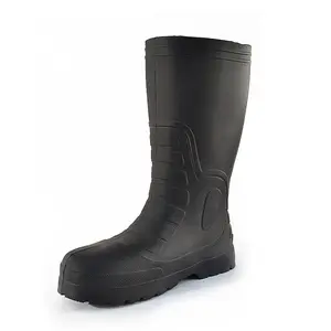 Men's EVA Foam Waterproof Rain Boots Knee-high Medium And Ankle Rain Boots Simple Style Rain Shoes For Men