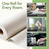 Serviettes en tissu de bambou perforées, durables et réutilisables, certifiées FSC, pour les tâches de nettoyage de la cuisine et de la maison