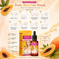 Huile Essentielle de Massage Douce et Nourrissante au Sérum de Papaye Fraîche, Marque Privée OEM, pour l'Amélioration de la Poitrine, des Fesses et du Corps