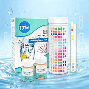 Bandes de test de la qualité de l'eau améliorées avec 17 paramètres |   Test de dureté, pH, chlore et 2 <span class=keywords><strong>tests</strong></span> de bactéries (E. coli) en 30 secondes - Product Image 6