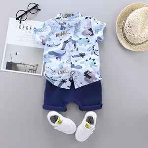 2022 dessin animé motif enfants vêtements costume nouveauté bébé garçon vêtements été 2 pièces enfants ensembles