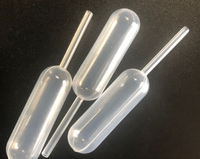 Pipette Pasteur jetable en plastique PP transparent Becon pour transfert de liquide 55 µl 350 mm