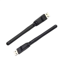 LZH Adaptador Wi-Fi Dongle Mini USB de 150Mbps Tarjeta de Red Inalámbrica MT7610 Externo para Decodificador
