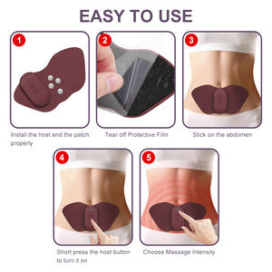 Masajeador inalámbrico TENS <span class=keywords><strong>EMS</strong></span> Dispositivo de fisioterapia TENS Estimulador de electroterapia portátil Máquina de alivio del dolor corporal de baja frecuencia - Product Image 5