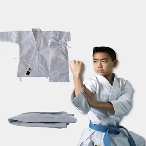 KATA UNIFORM Canvas Stoff Karate Gi KARATE Uniform anzug mit individuellem Logo
