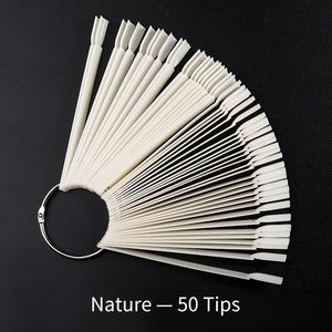 Placa de muestra <span class=keywords><strong>para</strong></span> uñas postizas, ventilador de puntas de tarjeta de Color, <span class=keywords><strong>plantillas</strong></span> naturales transparentes, herramientas de diseño de exhibición - Product Image 4