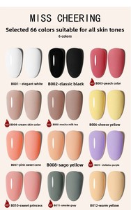 Lot de 26 vernis à ongles gel nude en gros, couleurs neutres terre, 7,5 ml, à retirer par trempage, compatible UV/LED, pour salon de manucure - Product Image 6