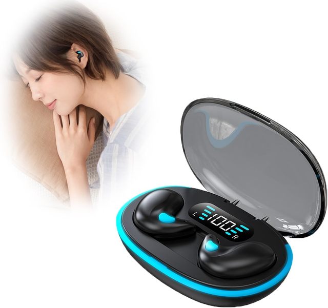 Mini Wireless Earbuds bluetooth Ear Buds Headphones Long Playtime Stereo Deep Bass Digital Display Lightweight in Ear Earphone