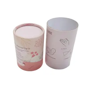 Design High Quality Environmental Protection Material Round Round Tube Packaging Box Lipstick Tube Cylindrical Packaging Box