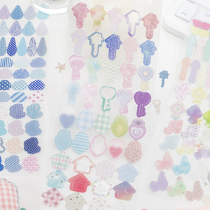 Paquete de 30 Pegatinas de la Colección Light Sugar Shattered Dreams, Estilo Coreano, para Decoración de Diarios y Fondos - Product Image 4