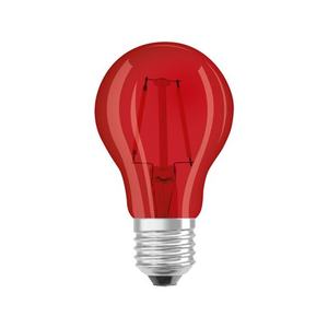 Lampe LED E27 2,5W rouge, standard, idéale pour l'éclairage décoratif dans les espaces intérieurs et extérieurs. - Product Image 1