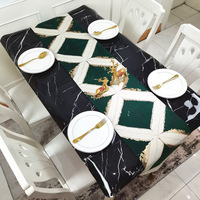 Chemin de table jacquard haute précision à motif à carreaux avec incrustation de fil doré en polyester, résistant, pour mariage, drapé, événement
