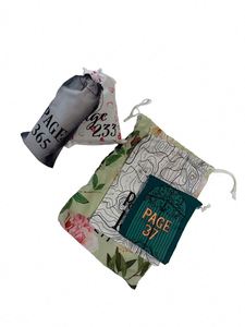 Bolsa de Regalo Navideña Grande de Poliéster con Cordón y Logotipo Personalizado - Product Image 2