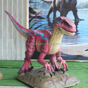 Usine d'animation Longtu, dinosaure mécanique géant réaliste pour parc d'attractions, Velociraptor - Product Image 4