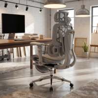 Chaise de bureau ergonomique en maille série Apollo avec fonction d'inclinaison et de reclinage intégrées et option mousse moulée pour les acheteurs vietnamiens