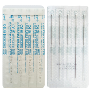 100 قطعة من إبر الوخز بالإبر المعقم يمكن التخلص منها بمقبض من الفضة من المصنع للبيع بالجملة - Product Image 2