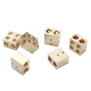 Factory Wholesale Mountings Thread Brass Terminal Block <b>Electrical</b> <b>Connection</b> Copper Brass Socket Contact Terminal Block - Product Image 1