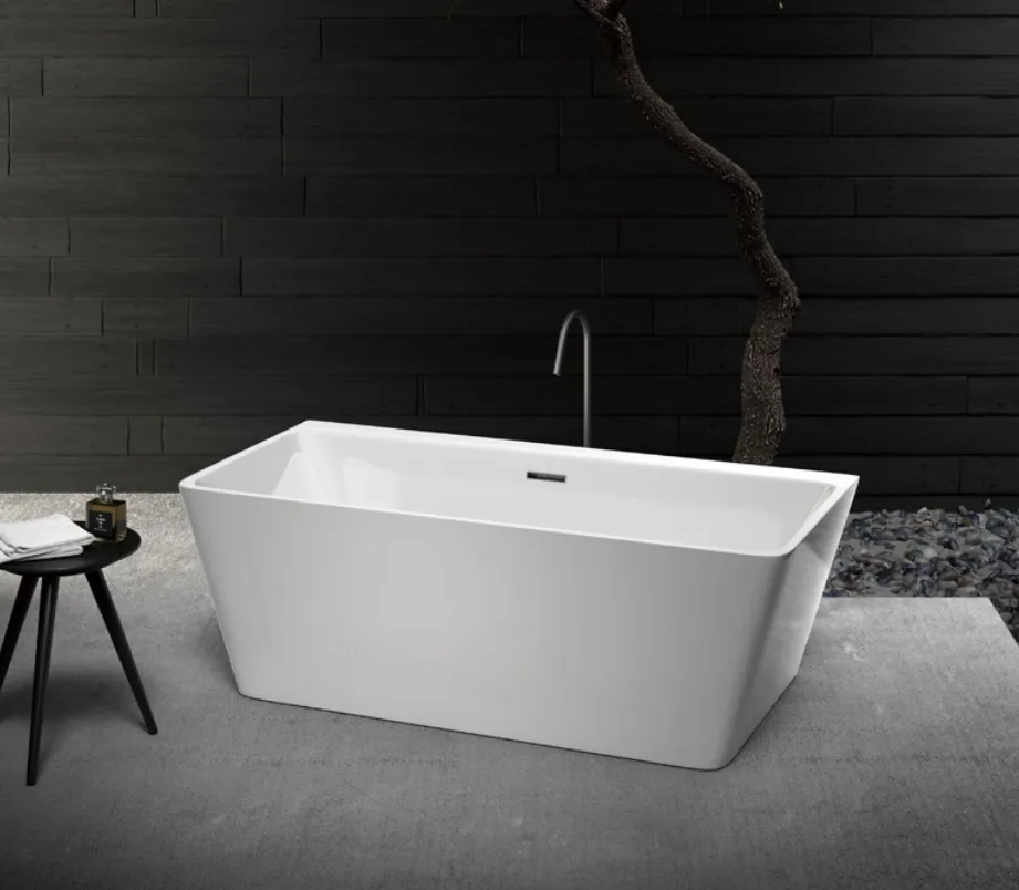 New Trend Bathroom Anti-Slip Acrylic Adult Soaking Bath Tub Walk In Freestanding Bathtub