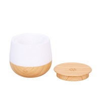 Parfum de maison professionnel 80ml 7 lumières changeantes couleur bois blanc brume fraîche huile essentielle Mini diffuseurs d'arôme