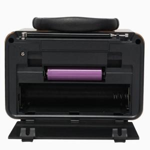 Gỗ màu nhựa vỏ FM AM SW đài phát thanh ngoài trời đa ban nhạc đài phát thanh có thể sạc lại DC đài phát thanh M-1232BT - Product Image 5