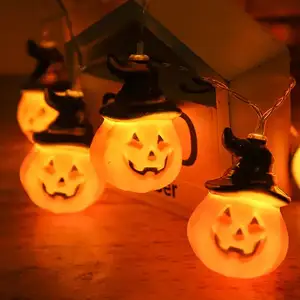 LED Pumpkin Ghost Halloween Schädel mit batterie betriebenem Lichterkette licht für Halloween Party Dekoration