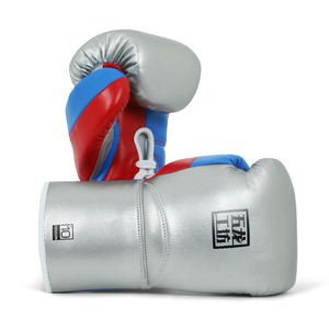 Nueva Llegada Top Muay Thai MMA Guantes de boxeo Logotipo personalizado Diseña tus propios guantes de boxeo de cuero PU para hombres - Product Image 6