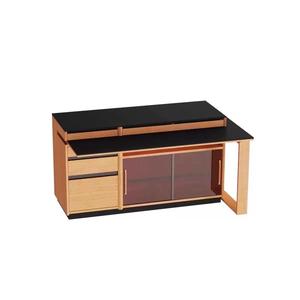 Original Wood Style Cherry Wood Island Dining <b>Table</b> Integrated Kitchen Storage Sideboard For Small Apartment Living Room - Product Image 5