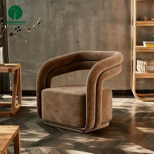 Sedia da Pranzo Moderna di Lusso Moontree, Semplice e di Alta Qualità, per <span class=keywords><strong>Soggiorno</strong></span> e Cucina, Sedia in Tessuto per Casa - Product Image 2