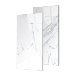 佛山低价室内设计60x120灰色静脉白色地板大理石瓷砖