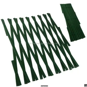 Clôture en plastique de haute qualité, 1x4m, mailles de treillis en plastique, couleur verte, marron, blanche, bambou, pour patio de jardin