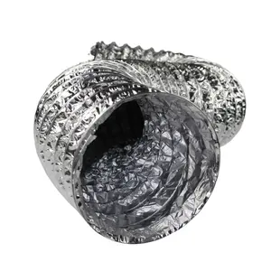 10inch Fire Retardant Flexible Air Duct For Ventilation System for air conditioner and refrigerator spare parts