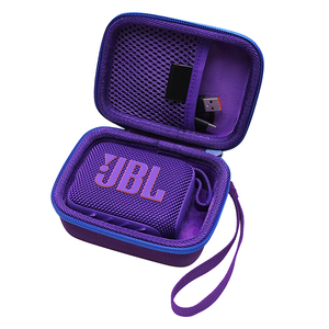Violet EVA coque rigide étui de transport étanche haut-parleur mallette de rangement haut-parleur protection antichoc boîte pour <span class=keywords><strong>J</strong></span>.BL Go 4 et Go <span class=keywords><strong>3</strong></span> - Product Image 1