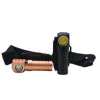 Lampe torche LED en forme de L haute puissance 1250 lumens, 650 mAh, étanche IP65, faisceau réglable à 90 degrés, EDC, vente en gros, logo personnalisé, mini