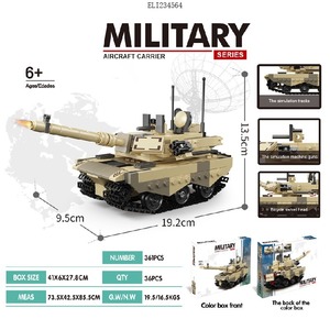 Lutte char bataille avion hélicoptère série avion modèle jouets pour garçons jeu Mini Micro blocs de construction ensembles décoration éducatif - Product Image 2
