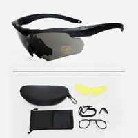 Lunettes tactiques polarisées personnalisées pour le streaming en direct en extérieur, le tir CS, la protection contre le vent, la conduite et les sports
